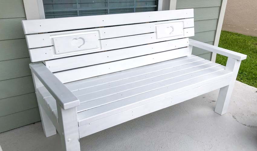DIY 2x4 bench Seat