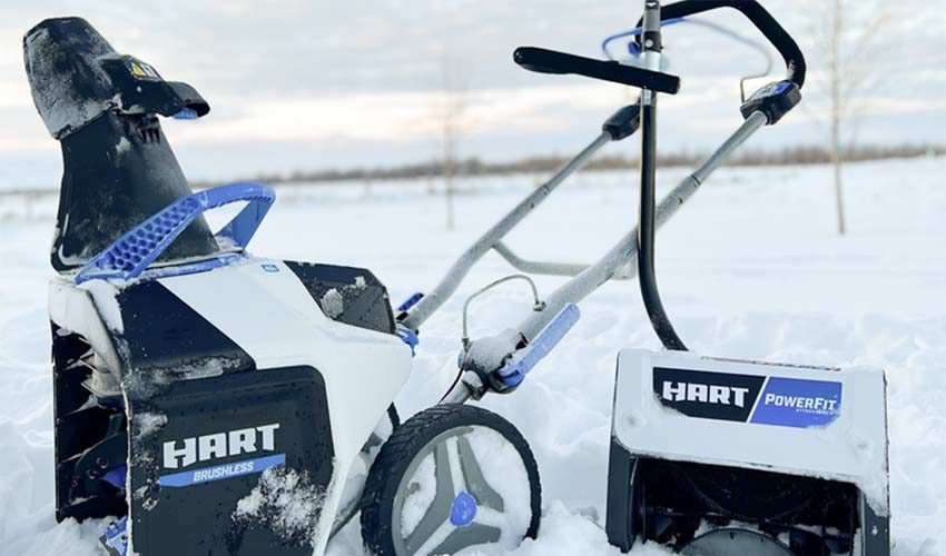 Hart 40V Brushless Snow Blower and Cordless Power Snow Shovel