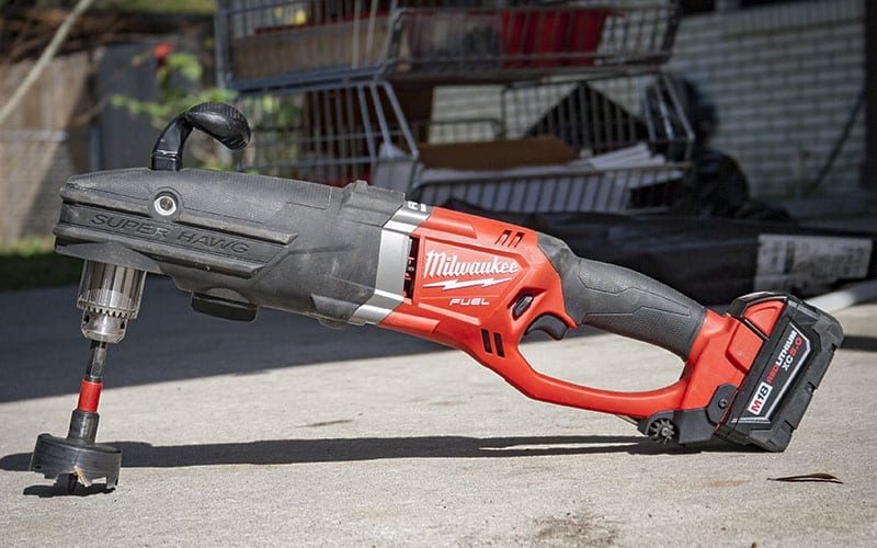 Milwaukee M18 Fuel Super Hawg 1/2-Inch Right Angle Drill