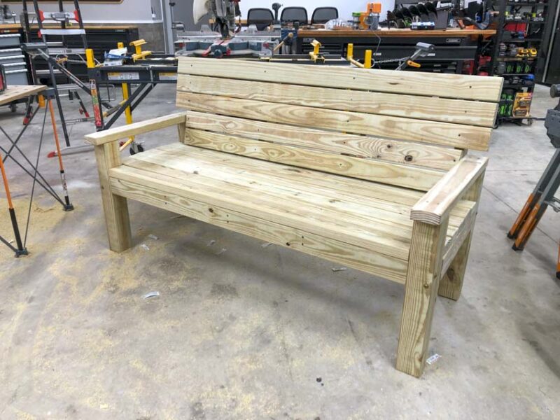 Simple DIY 2x4 Bench Seat 